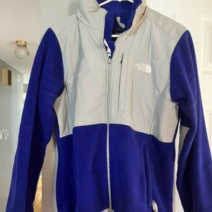 Northface jacket Bright purple and gray